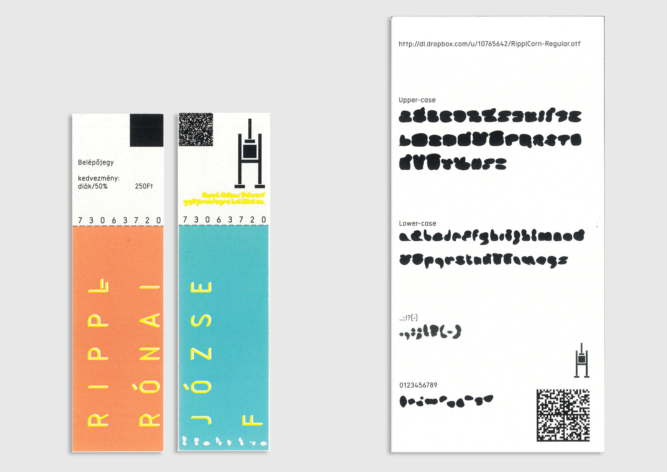 Tickets &amp; Font Flyer